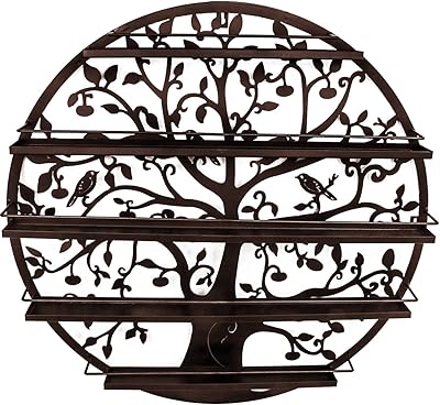 Sorbus Wall Mounted 5 Tier Nail Polish Rack Holder