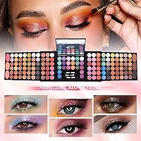 MISS ROSE M 148 Colors Makeup Palette 045 Set-Black — image 5