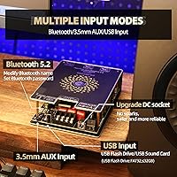 DAMGOO 440W Audio Amplifier Board with Bluetooth 5.2 and Treble/Bass Control — image 4