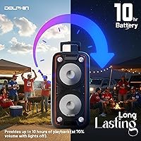 Dolphin SP-210RBT Karaoke Party Speaker — image 2