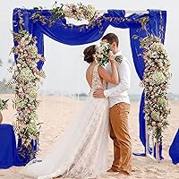 FUHSY Wedding Arch Draping Fabric Blue 29″x20FT 2 Panels — image 6