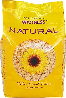 Wax Necessities Hard Wax Beads Natural 2.2 Pound