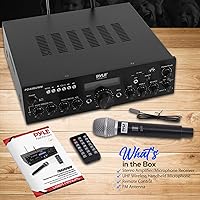 Pyle PDA8BUWM.5 Wireless Microphone Power Amplifier System — image 8