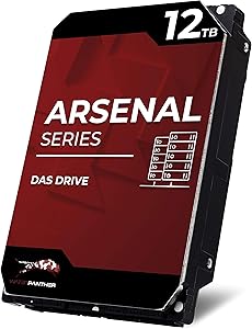 Water Panther WP Arsenal 12TB SAS 12Gb/s 7200RPM 3.5-Inch DAS Hard Drive