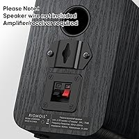 RIOWOIS DS6500M Passive Bookshelf Speakers — image 4