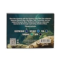 Dynamic Color Co Oceans Color Set - 1oz Bottles (Electric Blue, Sky Blue, Teal, Turquoise, Dynamic Blue) — image 3