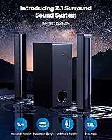 INFITBO D40CS Soundbar with Wired Subwoofer — image 2