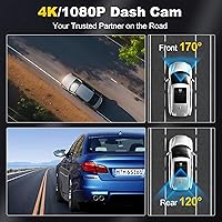 Nezion D3 4K/1080p Dual Dash Camera with Wi-Fi — image 3
