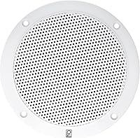 Poly-Planar MA-4055W 5-Inch Round Flush-Mount Marine Speakers — image 2