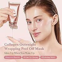 medicube Collagen Night Wrapping Peel Off Facial Mask with Jelly Brush 2.53 fl. oz. — image 3