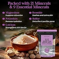 Aromasong Pure Raw Dead Sea Salt with Lavender, 5 LB — image 4