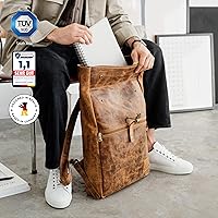 BERLINER BAGS Utrecht XL Vintage Leather Backpack — image 3