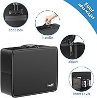 Tamfile Fireproof Photo Storage Box with 18 Clear Photo Cases — image 6