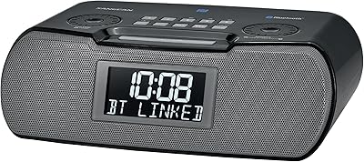 Sangean RCR-20 AM/FM Clock Radio with Bluetooth