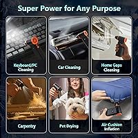 DEGGE CAD08-OR-BR 10000mAh Electric Air Duster — image 7