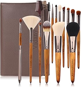 Vidany 15pcs Walnut Wooden Makeup Brush Set Review