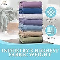 NRG Deluxe Flannel Massage Table Sheet Set - Ocean — image 2