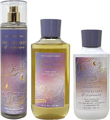 Bath & Body Works Snowflakes & Cashmere Daily Trio Gift Set