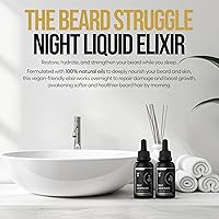 The Beard Struggle Night Liquid Elixir Beard Oil - Vanir's Wisdom, 1 Fl oz — image 8