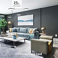 DEWENWILS 25FT Power Strip Surge Protector — image 3