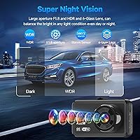 Biuone A22W 4K Dash Cam Front and Rear with 64GB Card — image 6