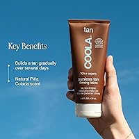 COOLA Organic Sunless Self Tanner Body Firming Lotion, Piña Colada, 6 Fl Oz — image 3