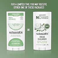 Schmidt's Aluminum-Free Vegan Deodorant Fresh Cucumber 4 Count — image 6
