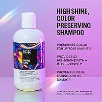 IGK MORE LIFE Color Extending Gloss Shampoo 8 Oz — image 2