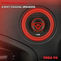 Cerwin-Vega V4 4-inch 2-Way Coaxial Car Audio Speakers — image 2
