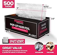 Stock Your Home Aluminum Foil Sheets for Hair Highlighting, 500 Count — image 2