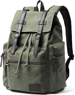 MOYYI Vintage Canvas Backpack
