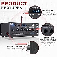 Pyle PCM20A Compact 40-Watt Mini Power Amplifier with Bluetooth — image 6