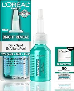 L'Oreal Paris Bright Reveal Dark Spot Exfoliant Peel, 25% AHA BHA PHA Review