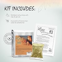 Light Mountain Henna Hair Color & Conditioner Dark Brown 1lb — image 2