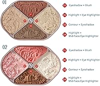 FLORASIS Constellation Floral Engraving Contour Makeup Palette 01 Constellation — image 6