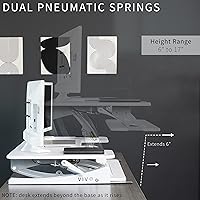 VIVO 42-inch Height Adjustable Desk Converter, V Series — image 5