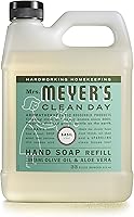 Mrs. Meyer's Clean Day Liquid Hand Soap Refill, Basil Scent, 33 Fl Oz (Pack of 2) — image 3