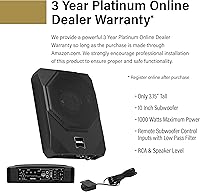 Sound Storm Laboratories US10K 10-Inch Powered Under Seat Car Subwoofer — image 2