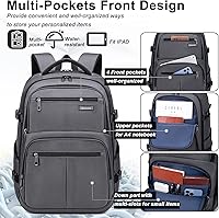 Travel Backpack for Men Women 45L Expandable Carry On Laptop Backpack — image 4