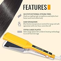 GK Hair Global Keratin One Control Titanium Flat Iron 1.5-inch Plates — image 4