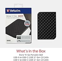 Verbatim 256GB Portable SSD External Hard Drive — image 6