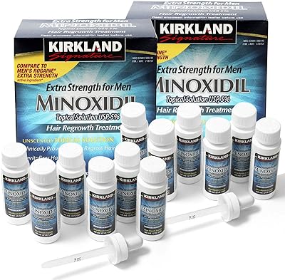 Kirkland Minoxidil 5% Extra Strength Hair Regrowth for Men, 12-Month Supply