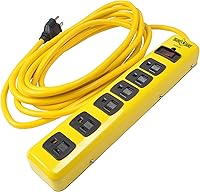 Yellow Jacket 5138N Metal Surge Protector Strip with 6 Outlets and 15-Foot Cord — image 8