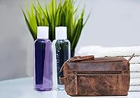 Cuero Genuine Buffalo Leather Toiletry Bag — image 4