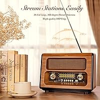 PRUNUS J-199 Vintage Bluetooth Radio — image 4