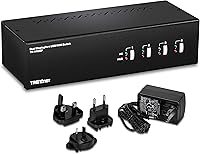 TRENDnet TK-440DP 4-Port Dual Monitor DisplayPort KVM Switch — image 1