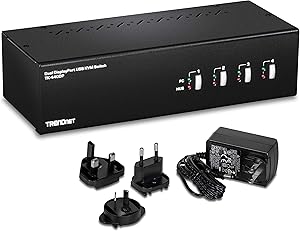 TRENDnet TK-440DP 4-Port Dual Monitor DisplayPort KVM Switch