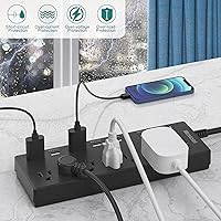 HITRENDS Power Strip with 6 AC Outlets & 6 USB Ports — image 4