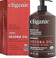 Cliganic Organic Jojoba Oil 16oz with Pump — image 1