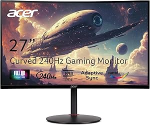 Acer Nitro XZ270 Xbmiipx 27-inch Curved Gaming Monitor Review